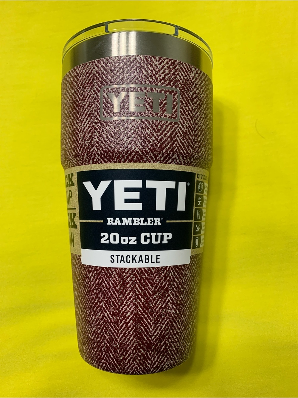 YETI | 20oz Rambler stackable cup - new with tags